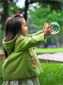 Children playing outdoors
